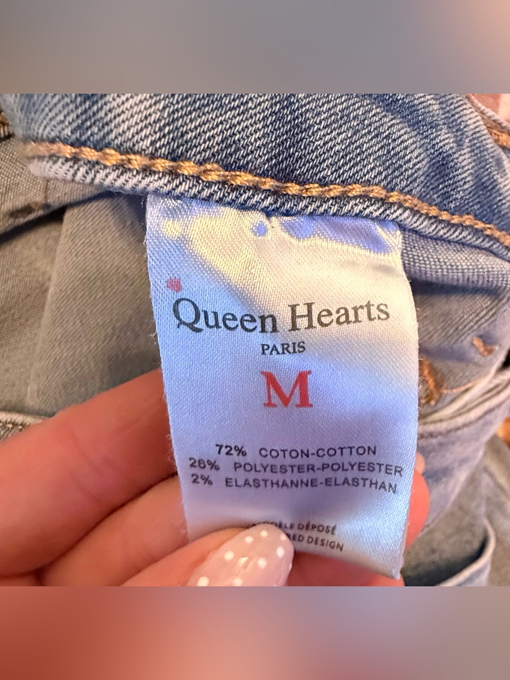 Boho Daisy Embroidered Jeans - Picture 4 of 4